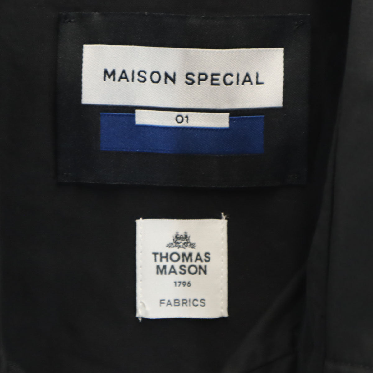 MAISON SPECIAL メゾンスペシャル 半袖 オーバーサイズ シャツ 1 黒 メンズ