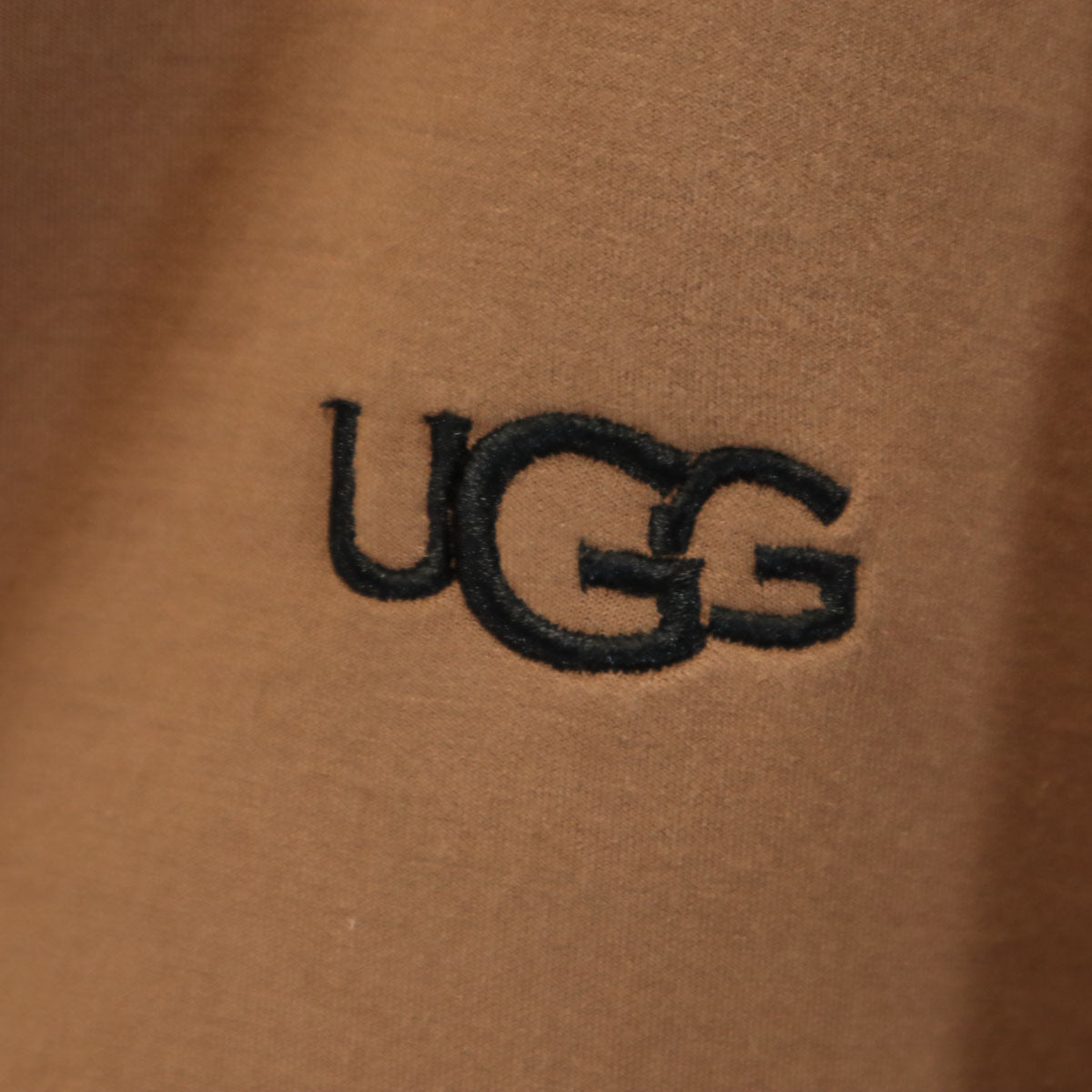 UGG アグ 長袖 ドッキング フーディー シャツ M ブラウン レディース