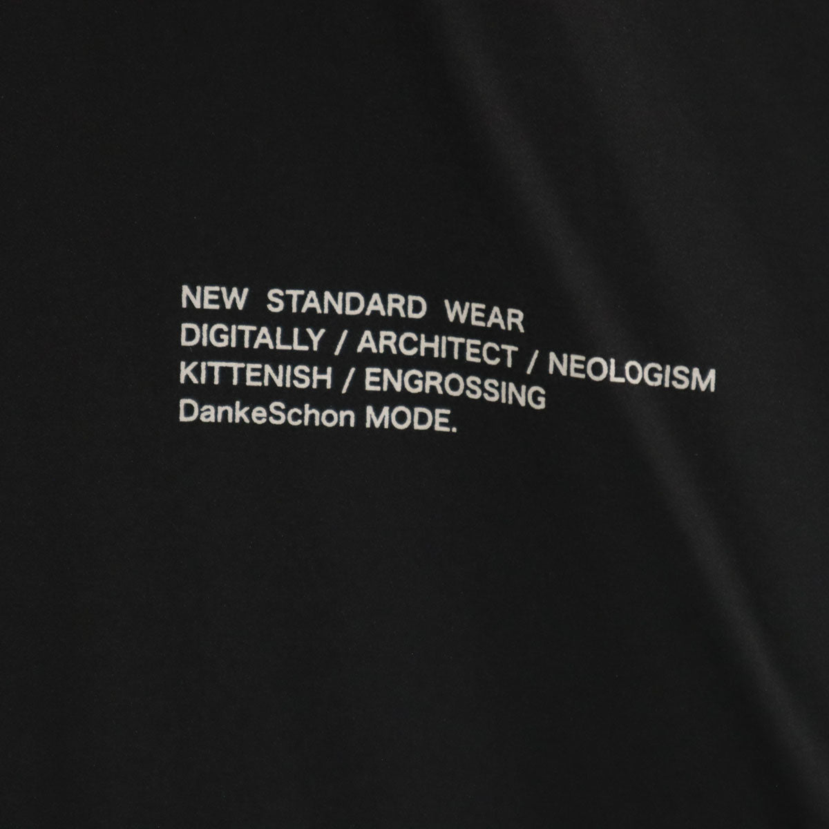 Danke Schon ダンケシェーン 長袖 デザイン シャツ F 黒 メンズ