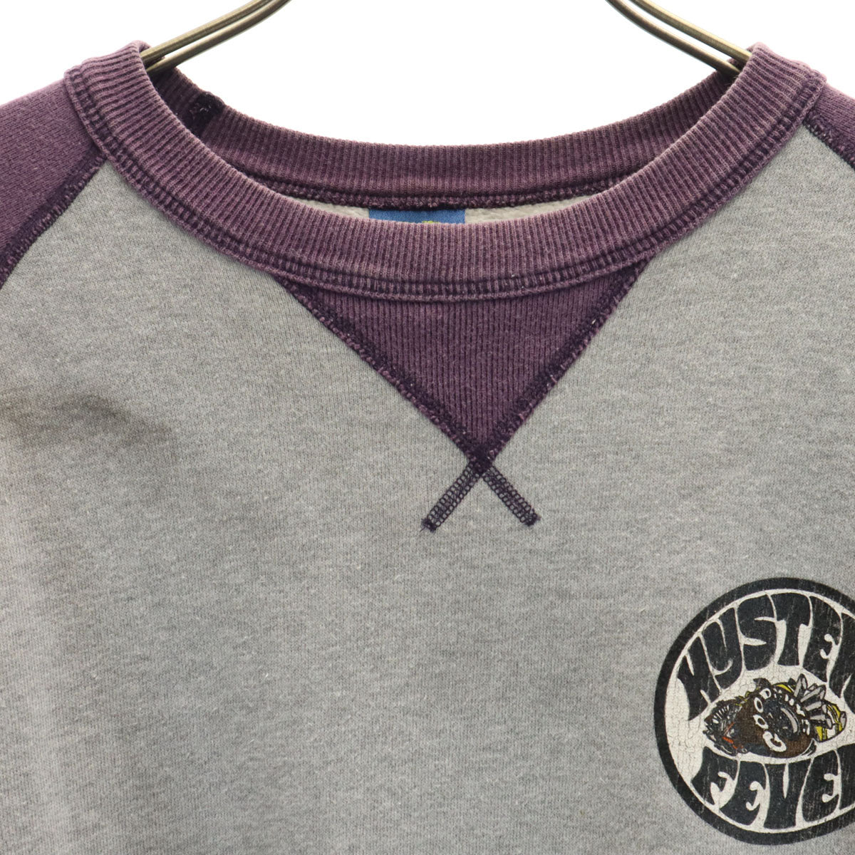 HYSTERIC GLAMOUR ヒステリックグラマー バックロゴ 半袖 スウェット FREE グレー レディース