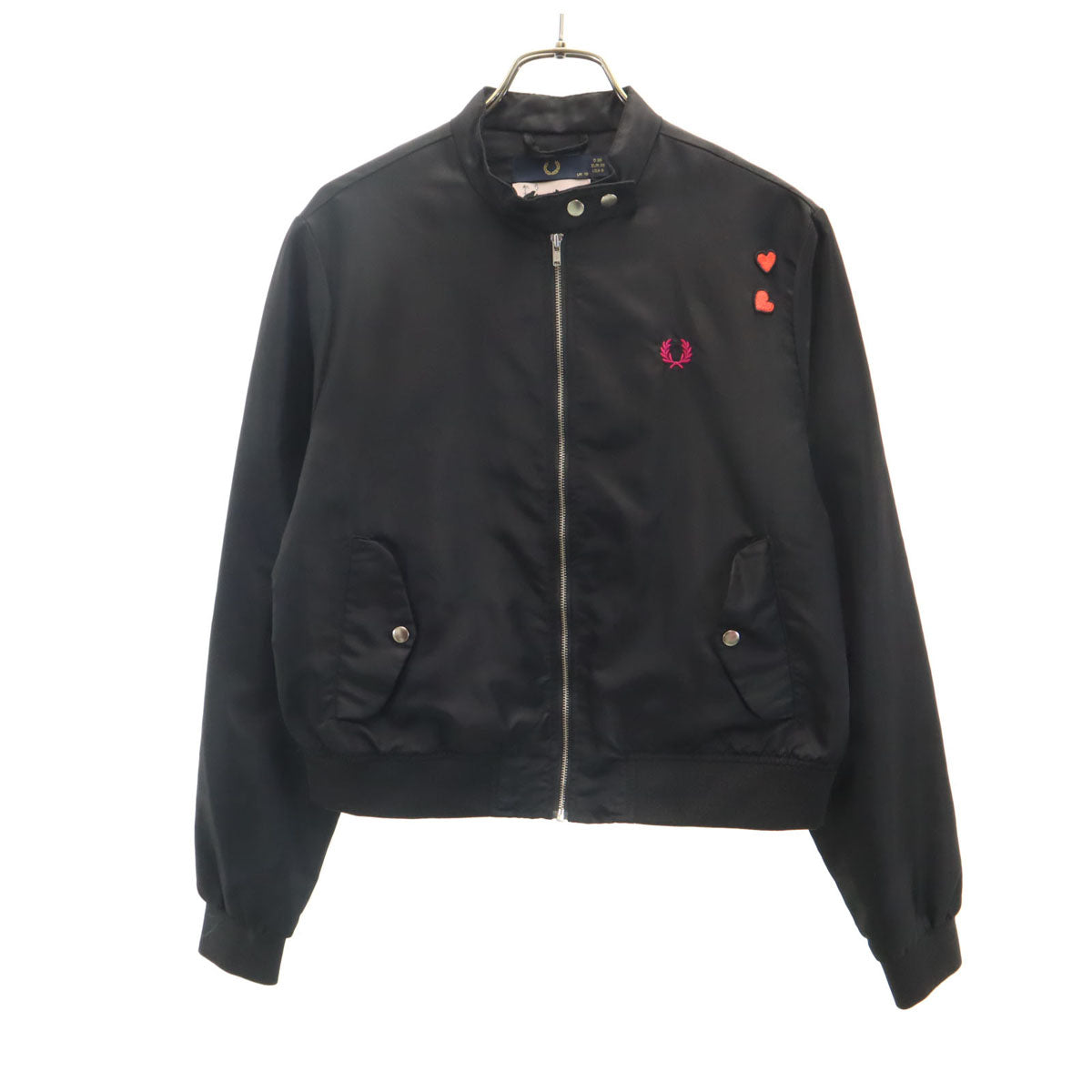 FRED PERRY フレッドペリー ブルゾン 38 ブラック エイミー ワインハウス ファンデーション レディース