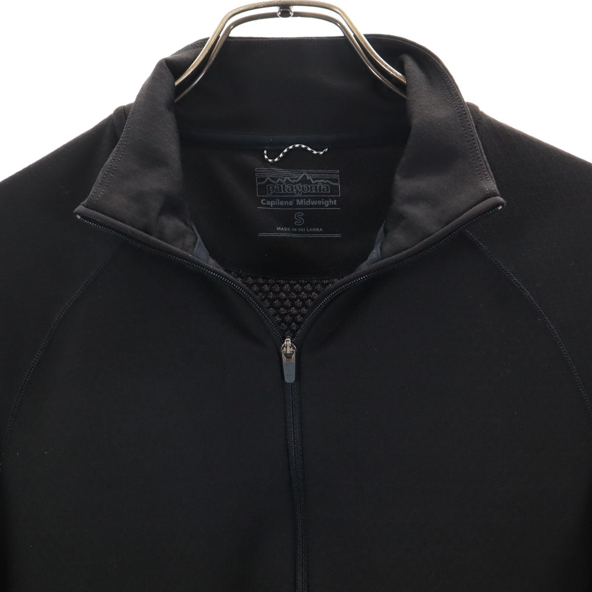 patagonia パタゴニア 長袖 キャプリーン ミッドウェイト ジップネック シャツ S ブラック アウトドア 44447SP23 メンズ