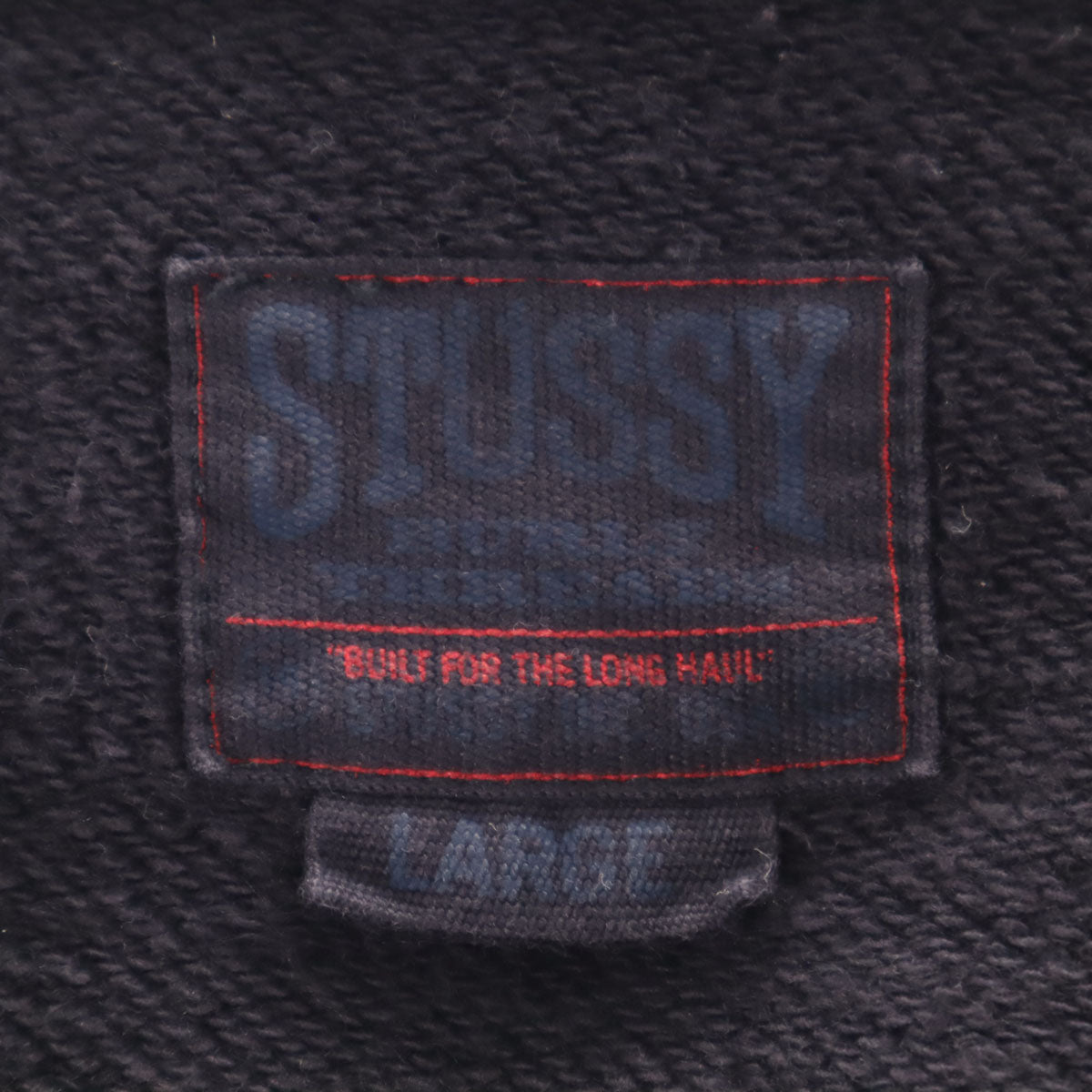 STUSSY ステューシー 長袖 ジップパーカー L ダークグレー系 メンズ