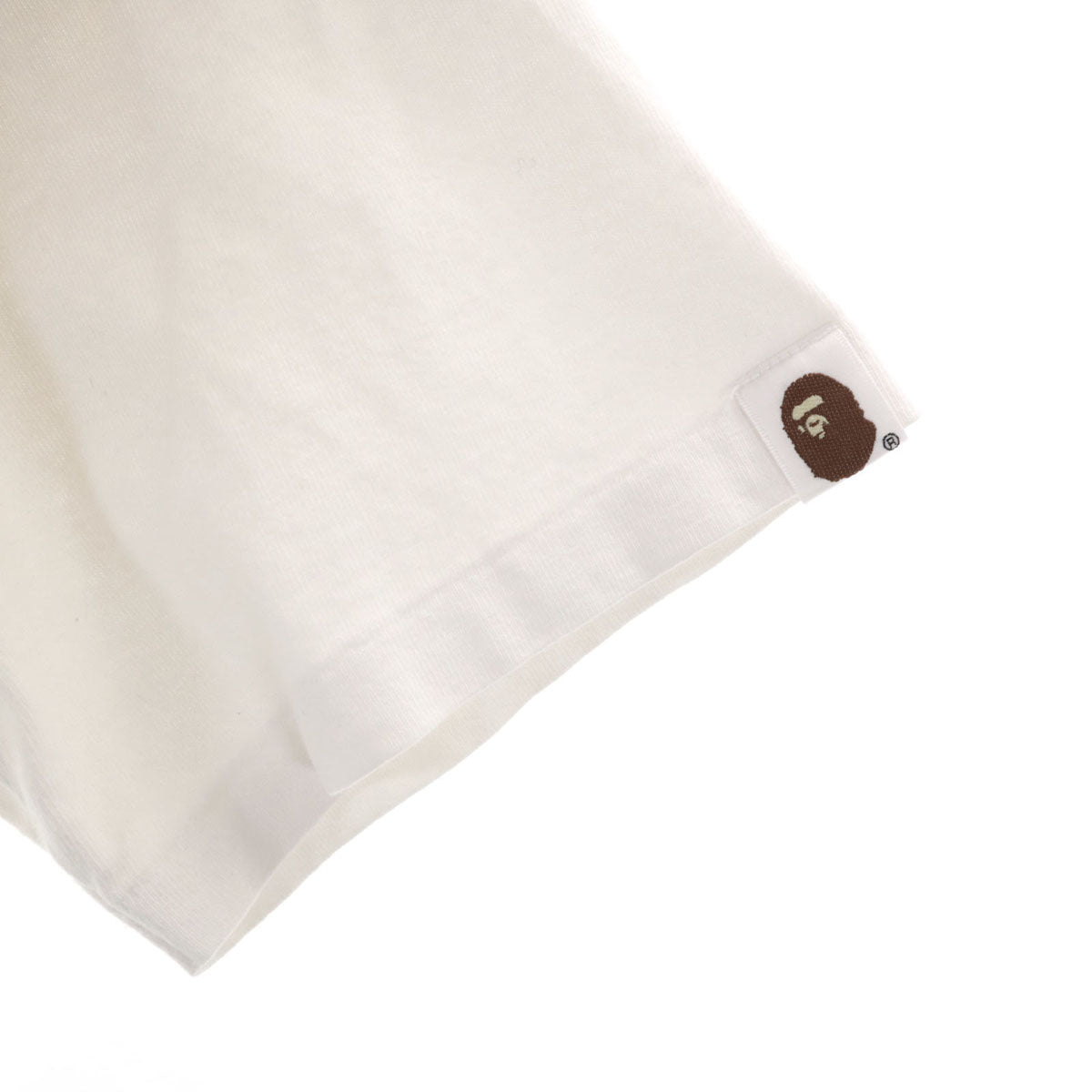 BAPE ベイプ 日本製 半袖 Tシャツ S ホワイト メンズ
