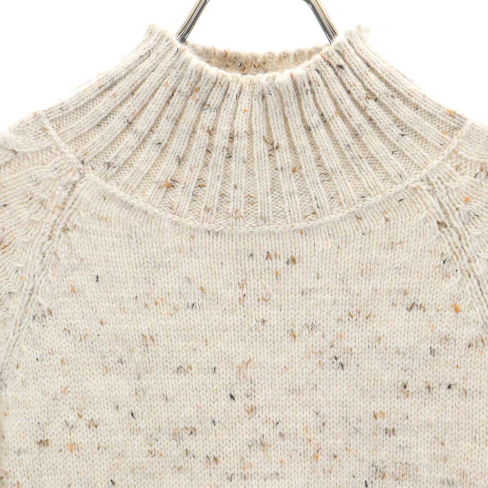 ミキミアリー 半袖 ハイネック セーター 36 ベージュ ニット レディース