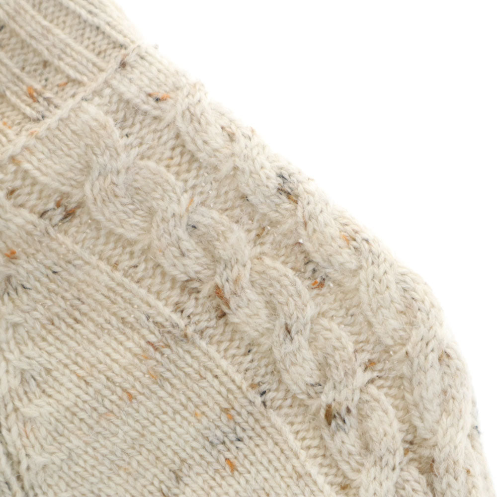 ミキミアリー 半袖 ハイネック セーター 36 ベージュ ニット レディース