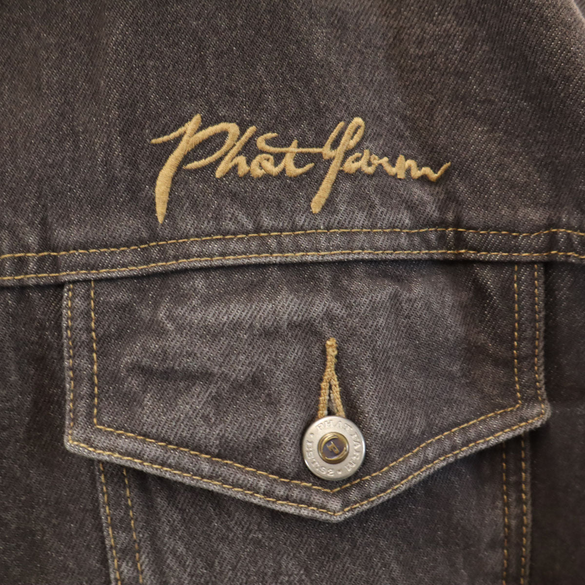 PHATFARM ブラック デニム セットアップ 2XL ビッグサイズ