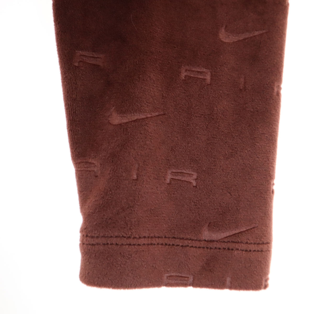 NIKE ナイキ ベロア ハーフジップ ウェア 上下 セットアップ XXL ブラウン レディース