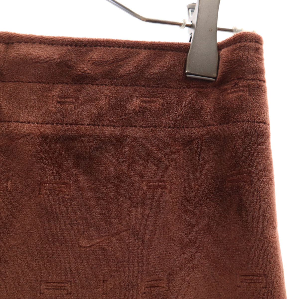 NIKE ナイキ ベロア ハーフジップ ウェア 上下 セットアップ XXL ブラウン レディース