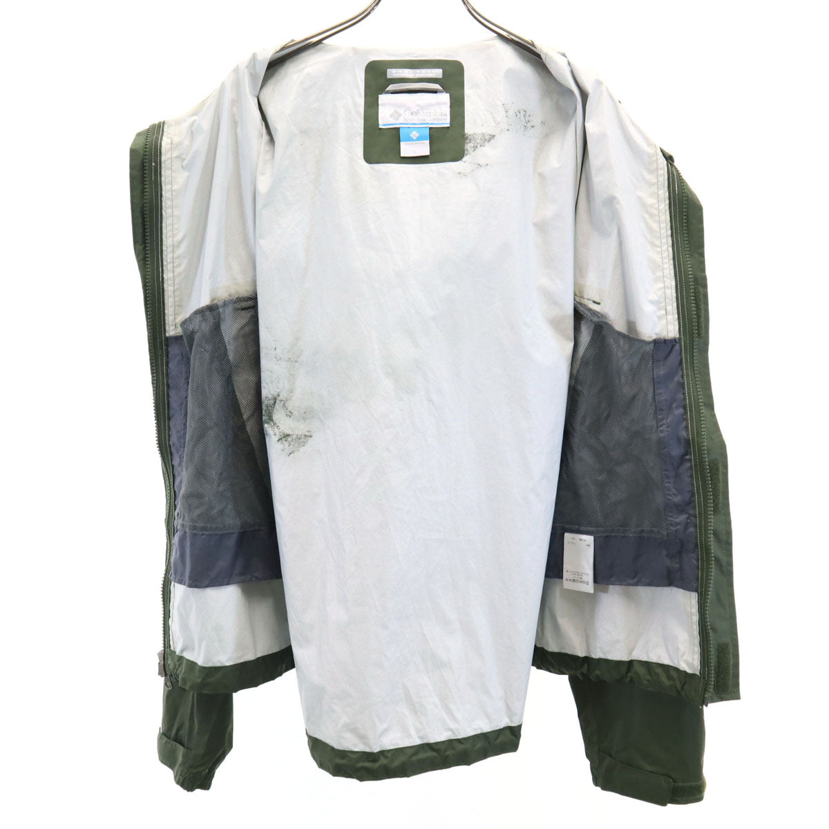 Columbia コロンビア レインジャケット L カーキ アウトドア メンズ