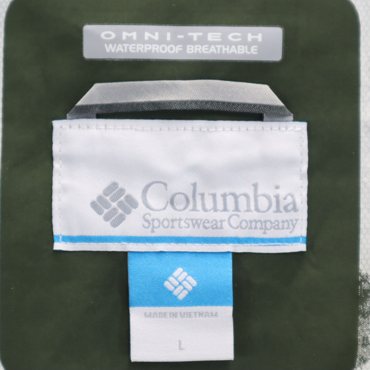 Columbia コロンビア レインジャケット L カーキ アウトドア メンズ