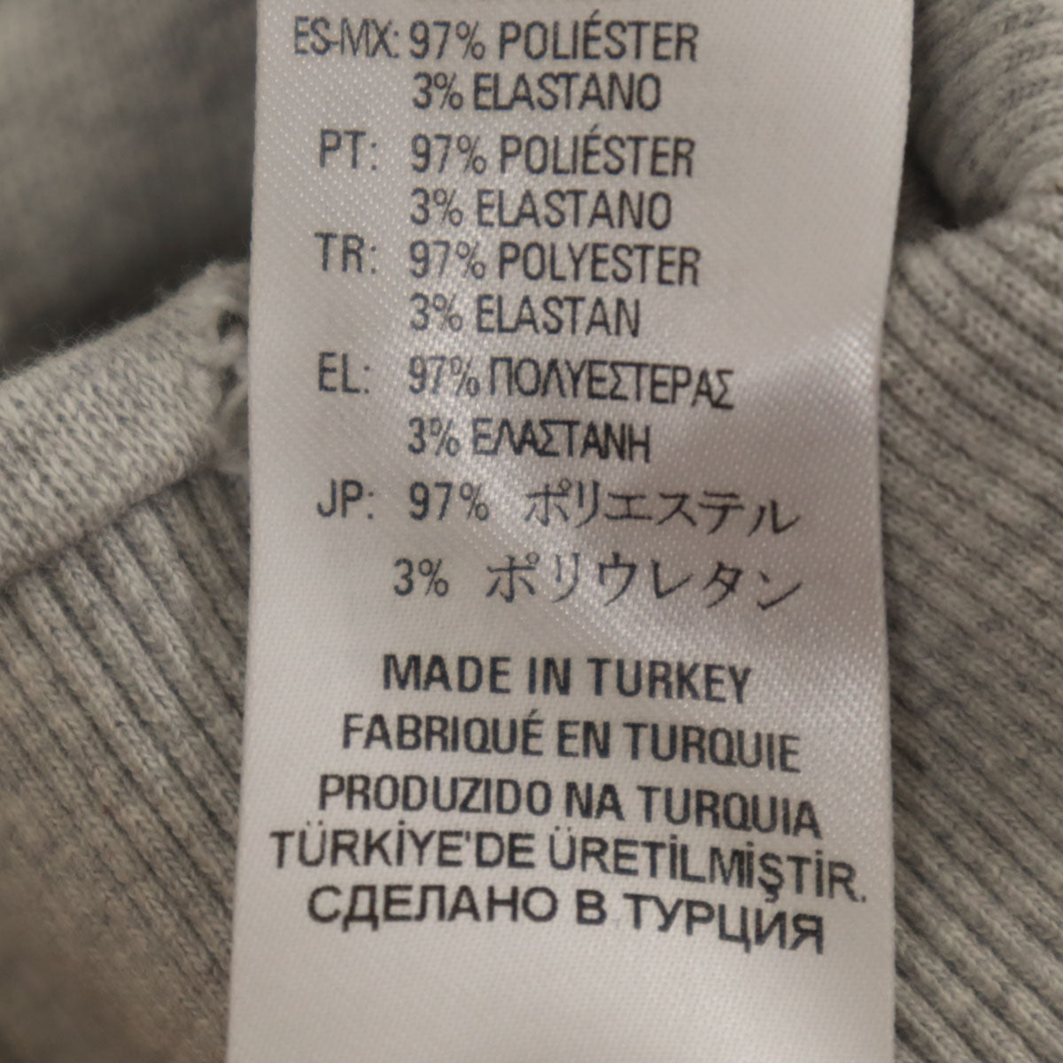 DIESEL ディーゼル 長袖 ダメージ加工 スウェット ジップパーカー 8 グレー系 レディース