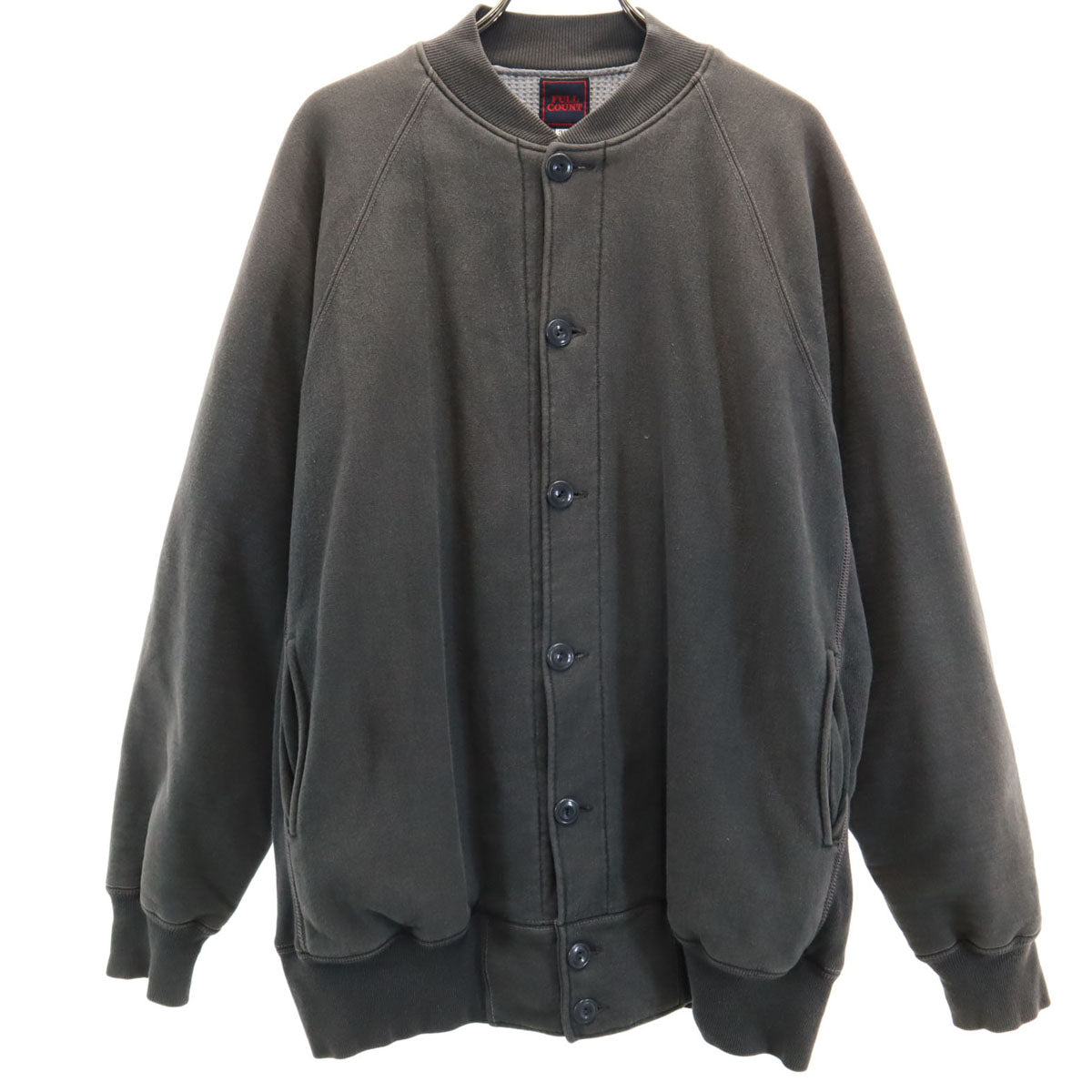 FULLCOUNT フルカウント 日本製 スウェット ジャケット 38 グレー系 裏サーマル メンズ
