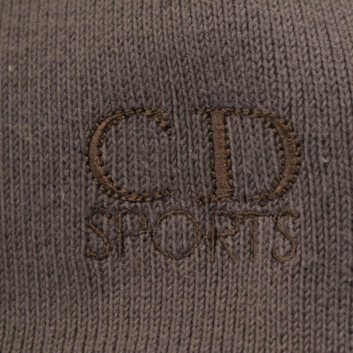 Christian Dior SPORTS クリスチャンディオールスポーツ 90s オールド 長袖 カーディガン L ブラウン レディース