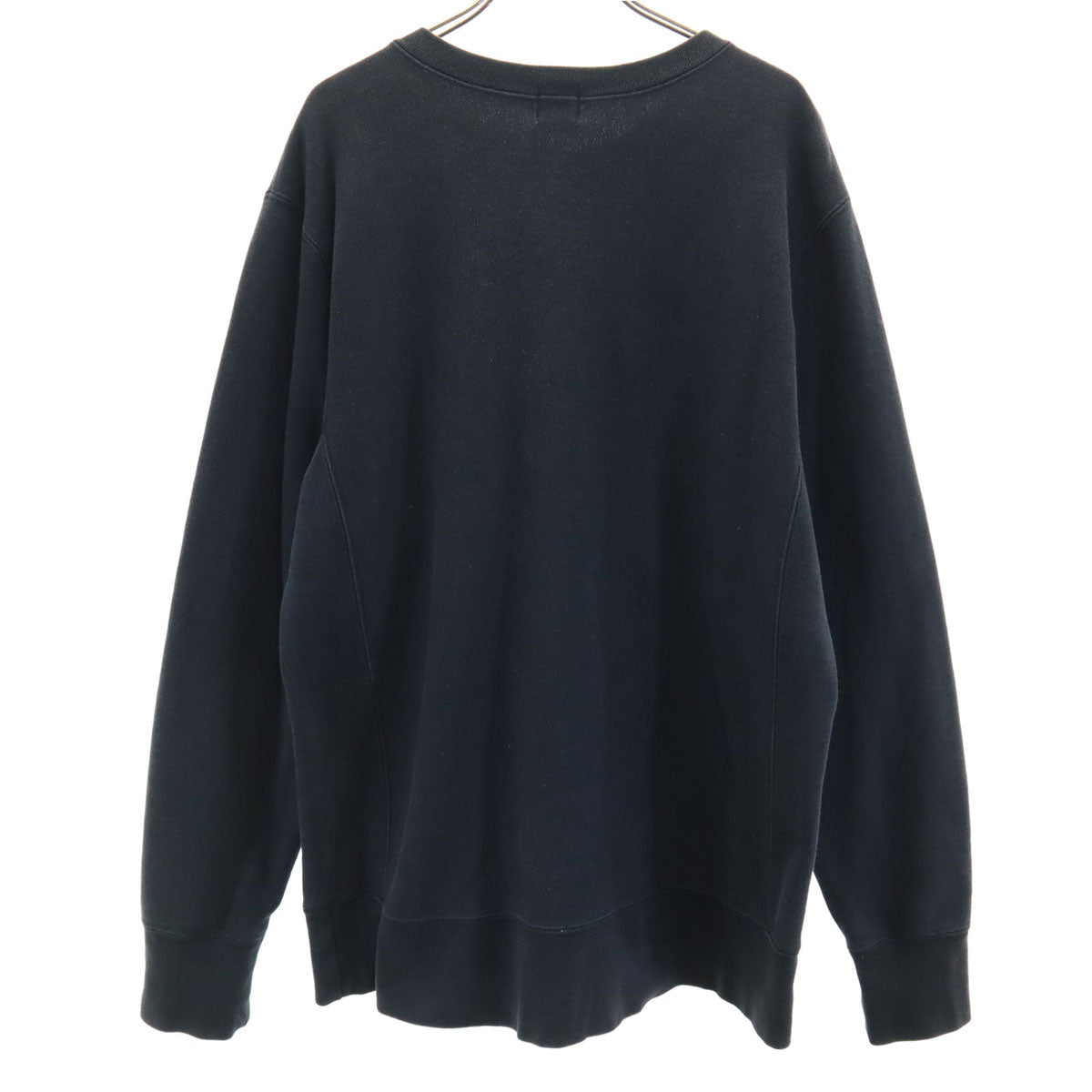 APE Shall Never Kill APE エイプシャルネバーキルエイプ 日本製 長袖 ヘンリーネック トレーナー L チャコール 裏起毛 メンズ