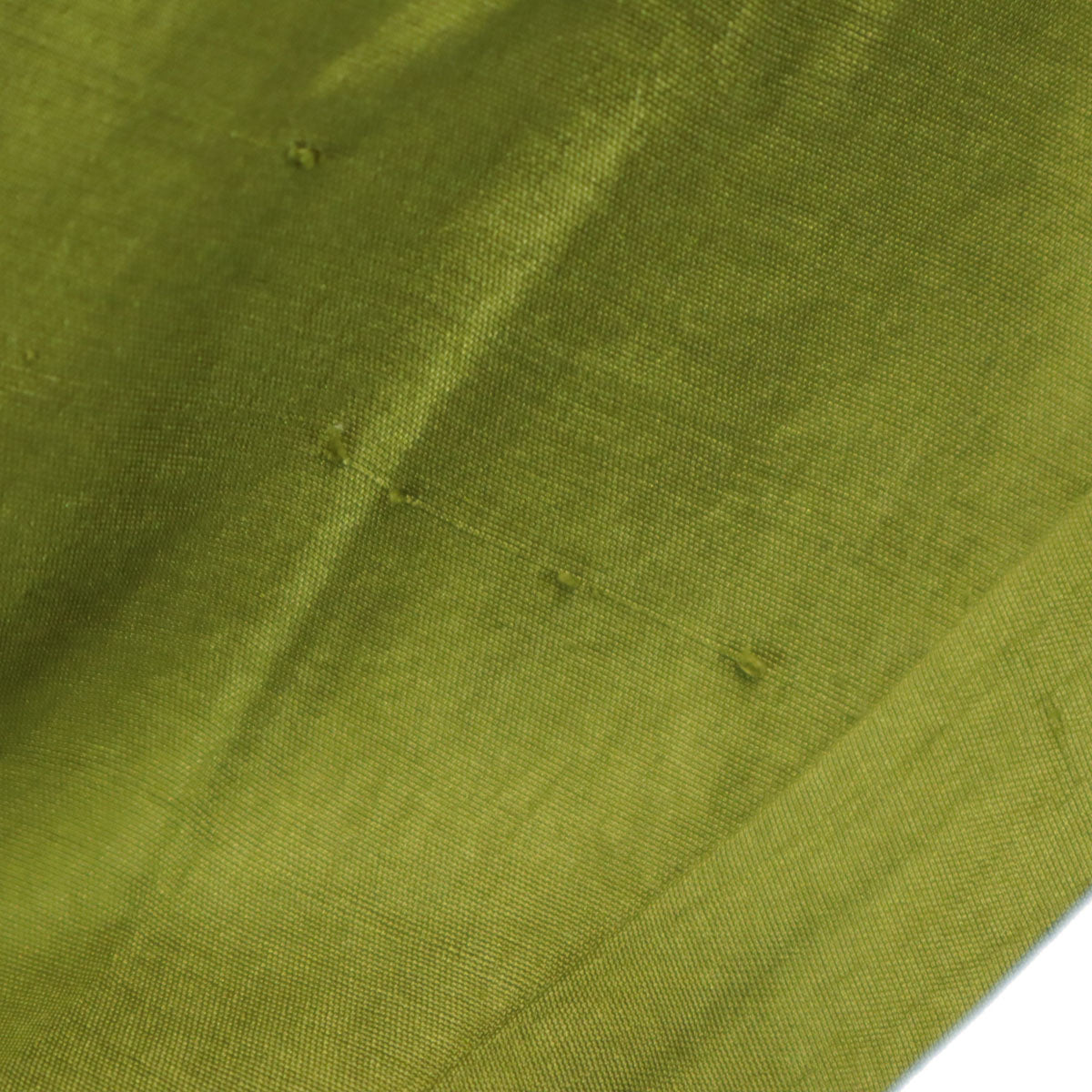 CLIO 90s オールド 長袖 シルク シャツ L オリーブ系 レディース