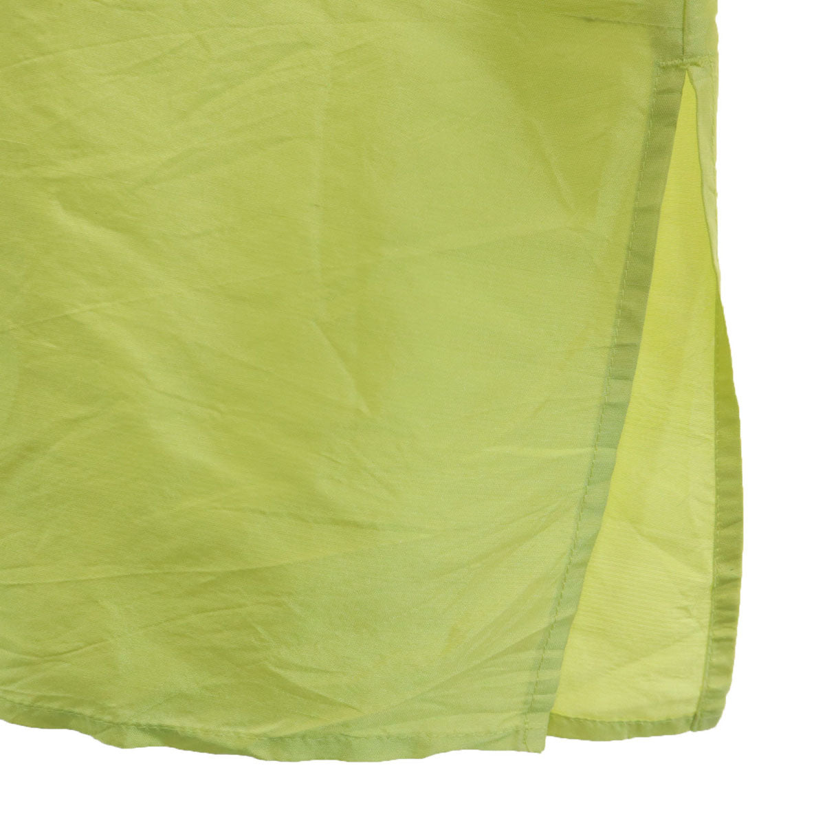 CHICO'S チコズ 長袖 シルク シャツ 2 ライム レディース