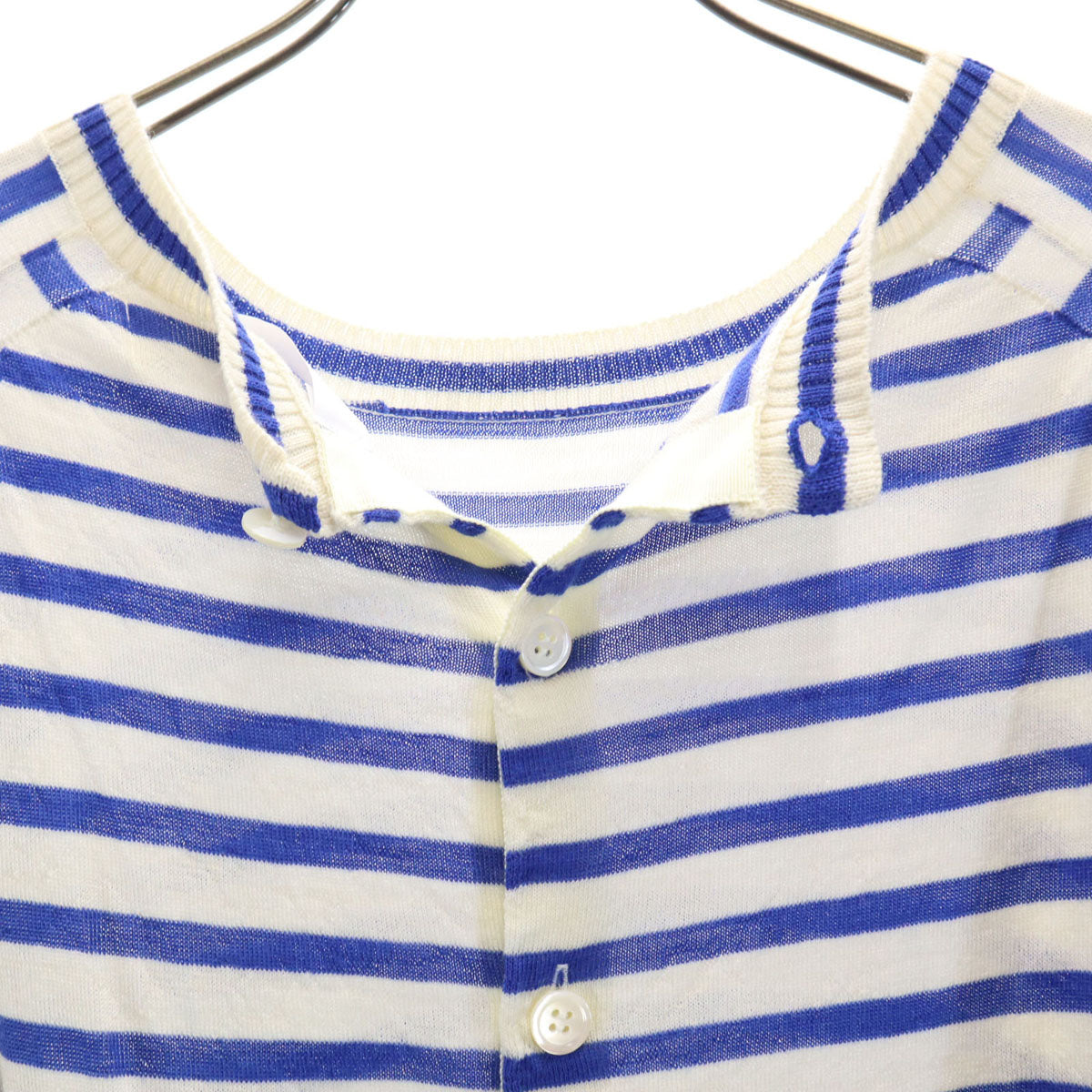 tao タオ 2021年 ボーダー柄 長袖 ニット M アイボリー コム デ ギャルソン レディース