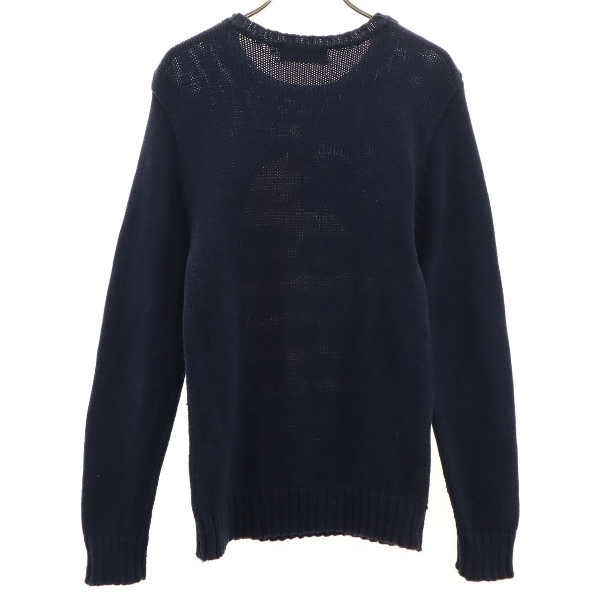 A BATHING APE アベイシングエイプ 長袖 セーター S ネイビー ニット メンズ