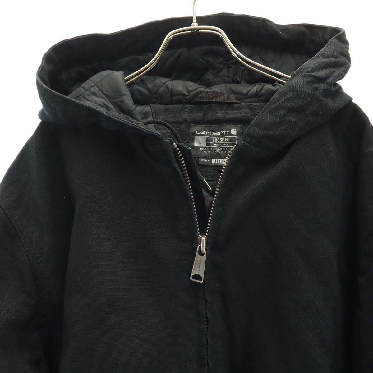 Carhartt カーハート アクティブ ジャケット L 黒 裏キルティング メンズ