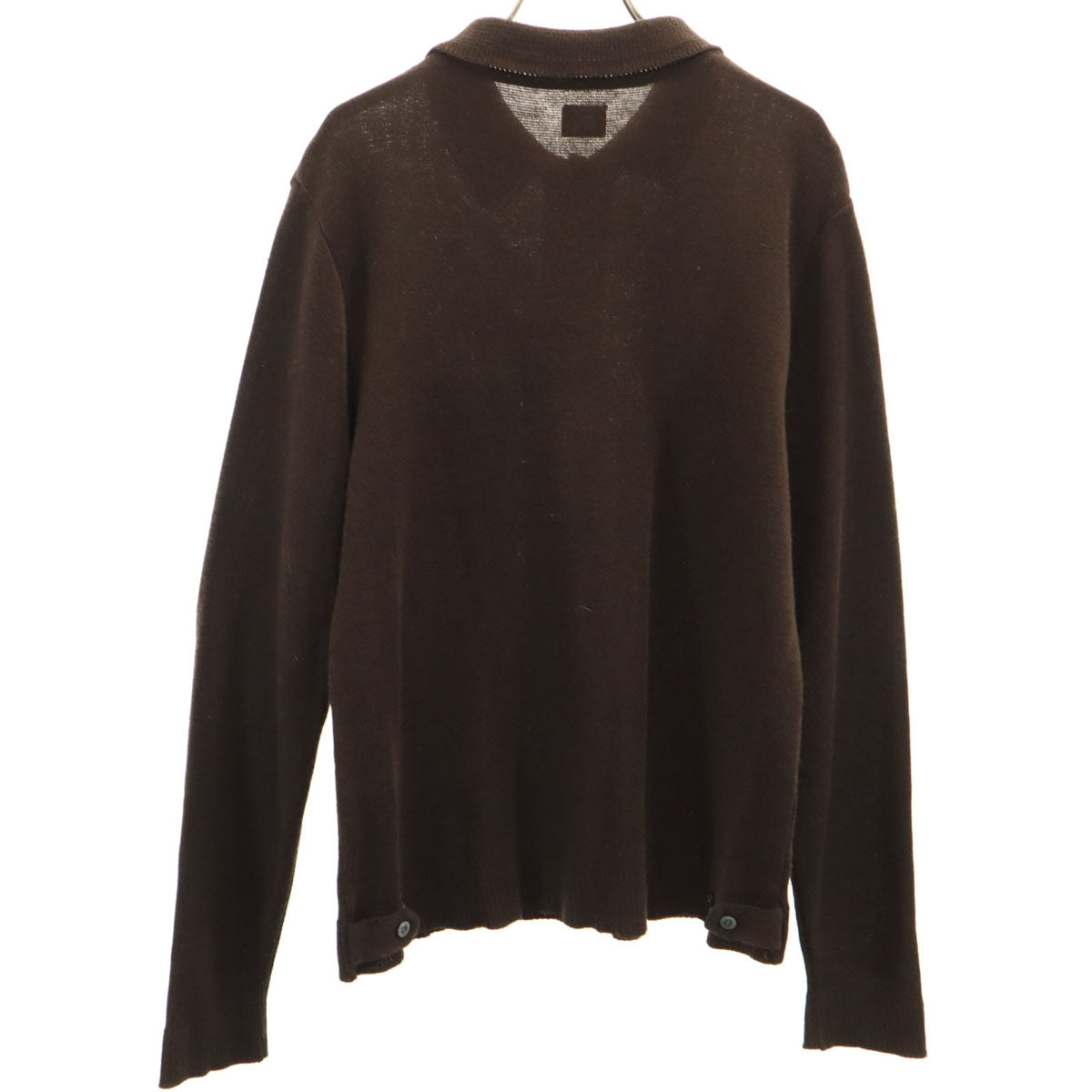 TENDERLOIN テンダーロイン 日本製 長袖 ハーフボタン セーター L ブラウン系 ニット メンズ