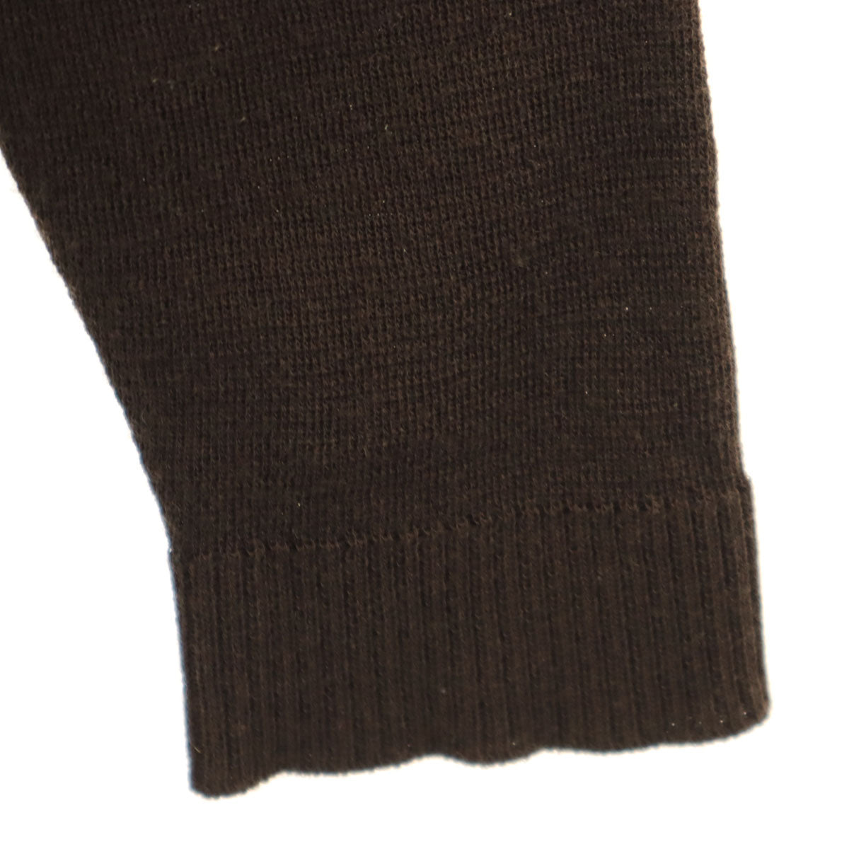 TENDERLOIN テンダーロイン 日本製 長袖 ハーフボタン セーター L ブラウン系 ニット メンズ