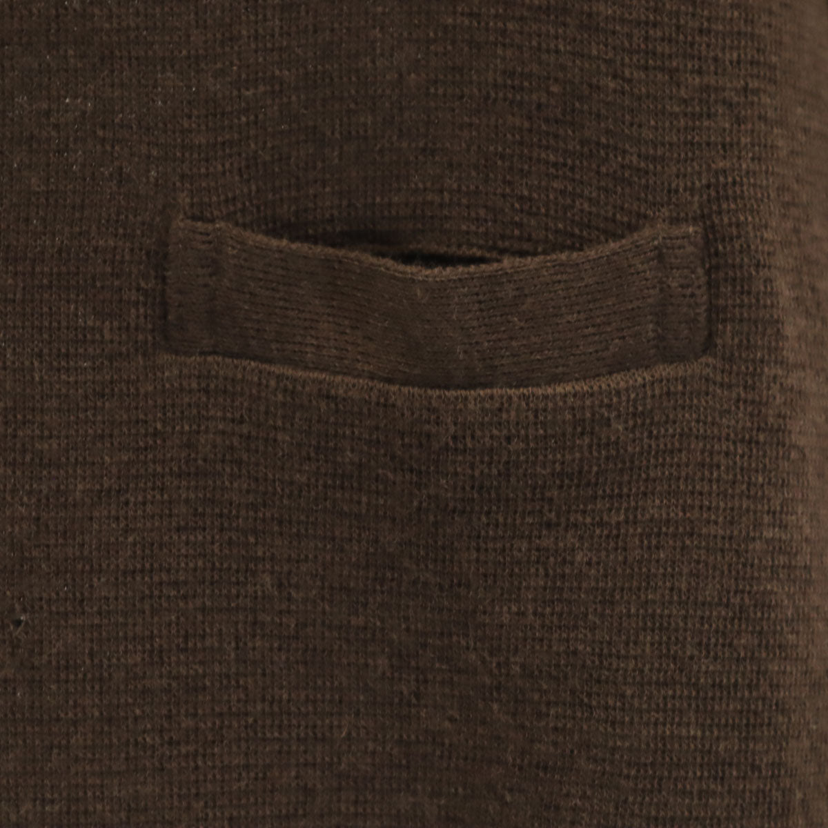 TENDERLOIN テンダーロイン 日本製 長袖 ハーフボタン セーター L ブラウン系 ニット メンズ