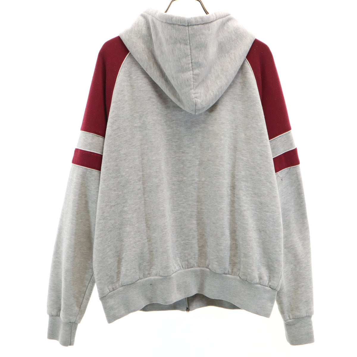 NIKE ナイキ 80s ヴィンテージ 紺タグ 長袖 ジップパーカー L グレー系 裏起毛 メンズ