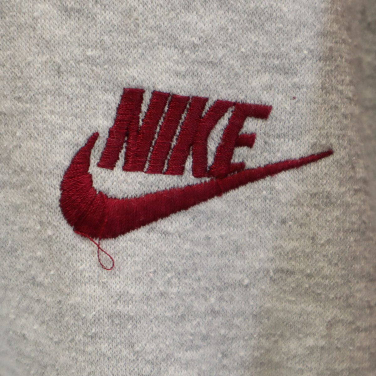 NIKE ナイキ 80s ヴィンテージ 紺タグ 長袖 ジップパーカー L グレー系 裏起毛 メンズ