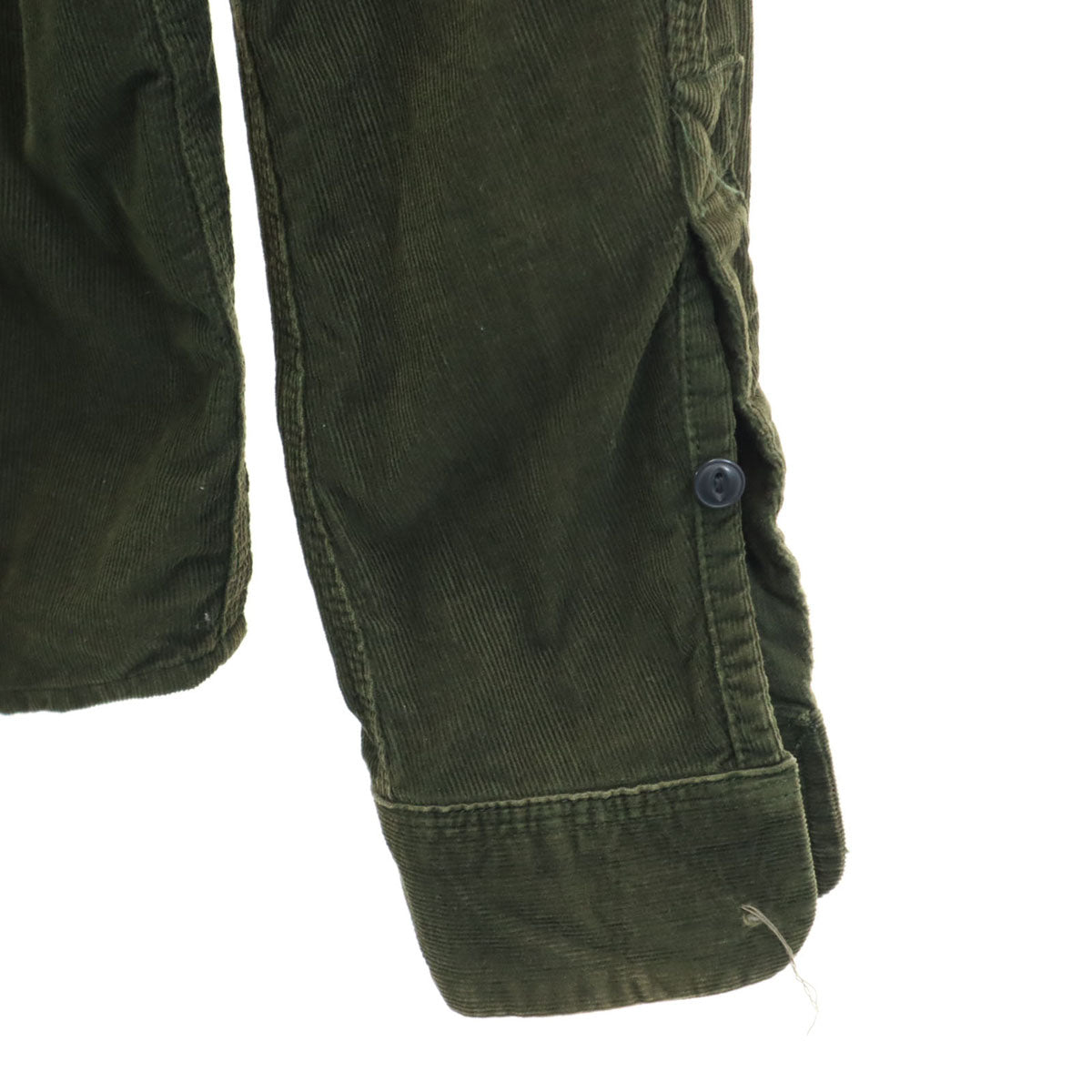 DIESEL ディーゼル 長袖 コーデュロイシャツ XL グリーン系 メンズ