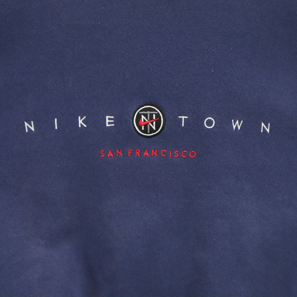 NIKE ナイキ 90s USA製 オールド 白タグ 長袖 スウェット トレーナー S ネイビー メンズ