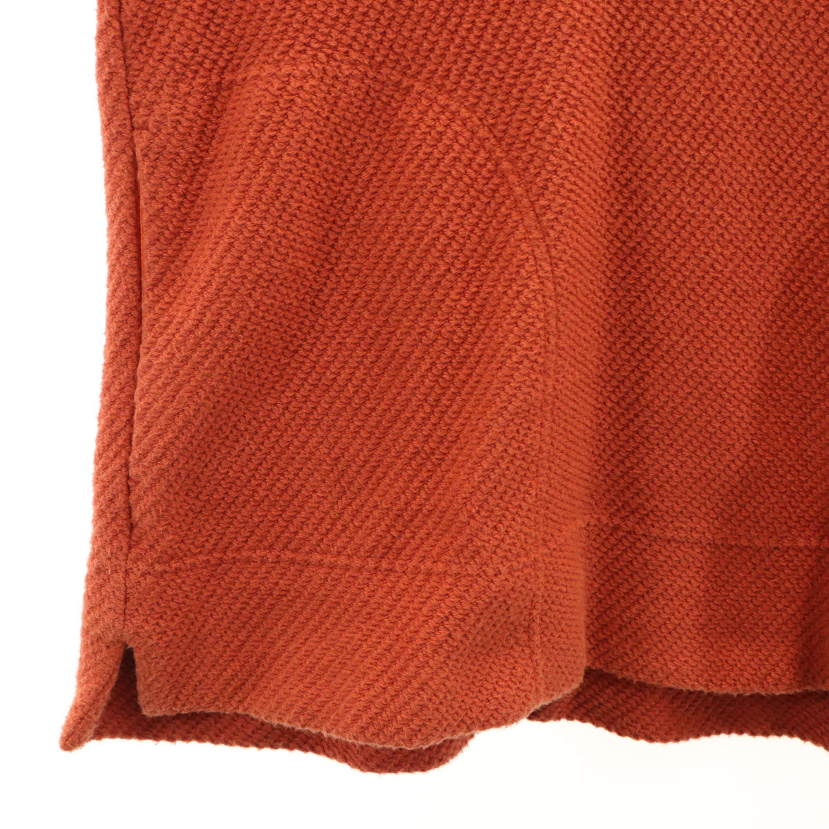 CURLY&CO.1 カーリーアンドコー 日本製 長袖 ハイネック ニット 2 オレンジ セーター メンズ