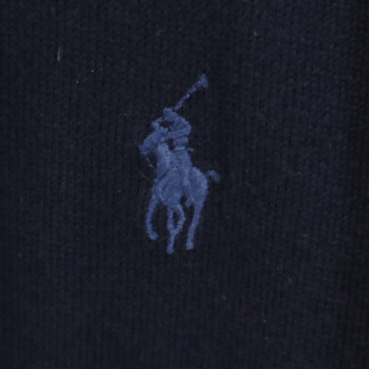 未使用 POLO RALPH LAUREN ポロラルフローレン 長袖 セーター XL ネイビー系 ニット SLIM FIT メンズ