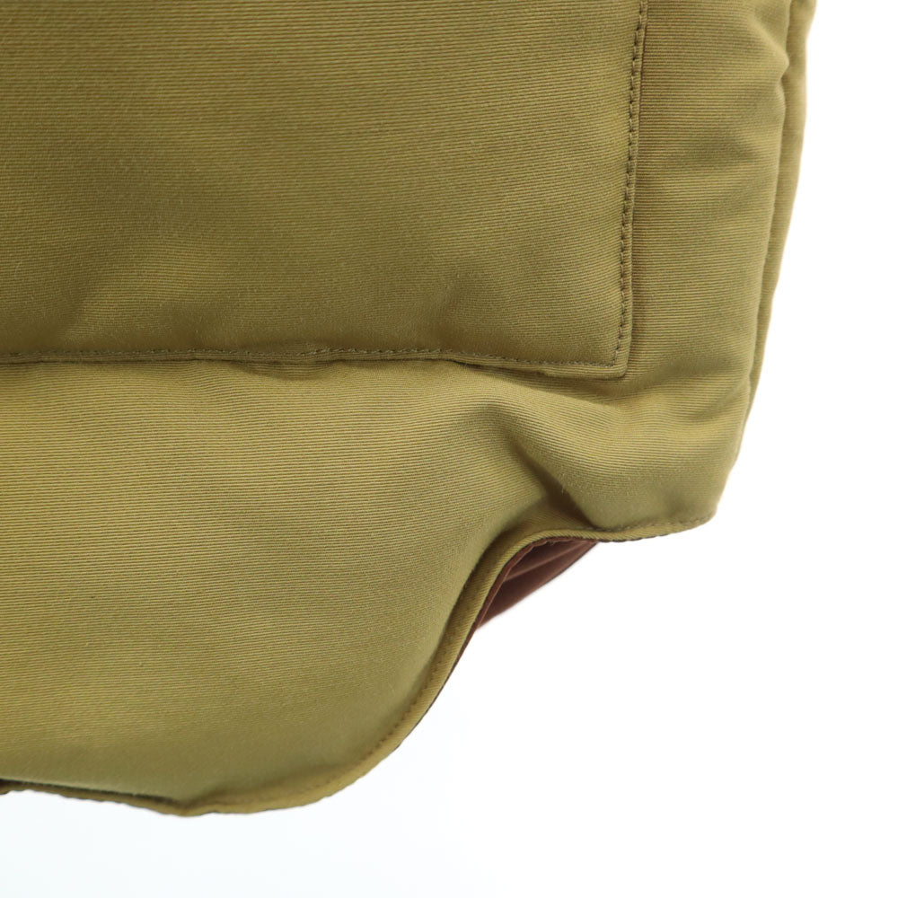 CLOVERLEAF クローバーリーフ 長袖 レザー切り替え ダウンベスト free ベージュ cL10340 東洋エンタープライズ レディース