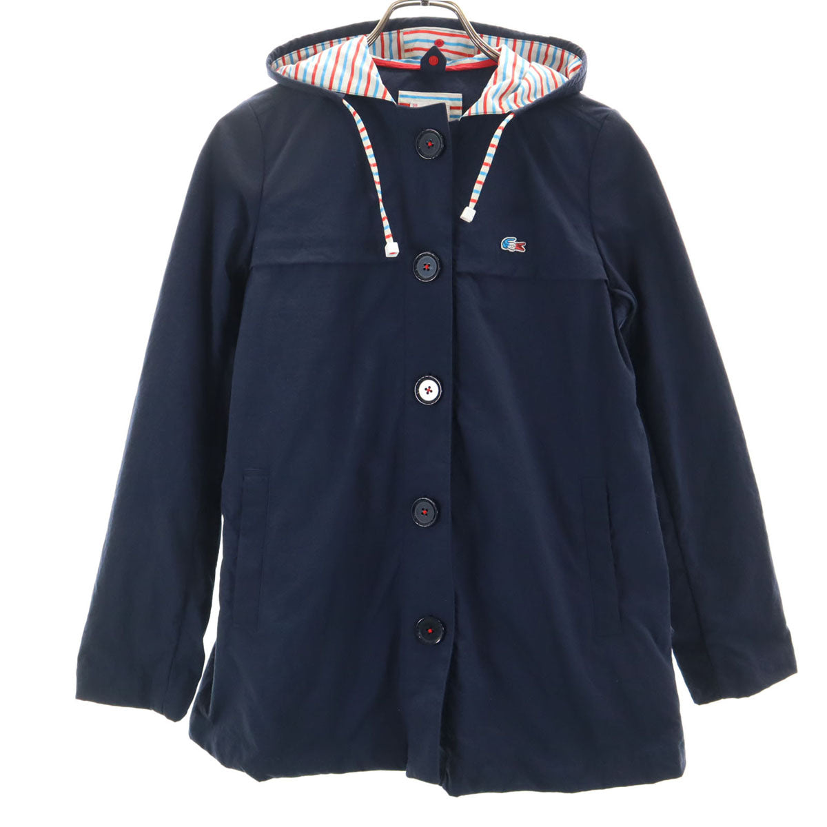 LACOSTE ラコステ マウンテンパーカー 38 ネイビー レディース