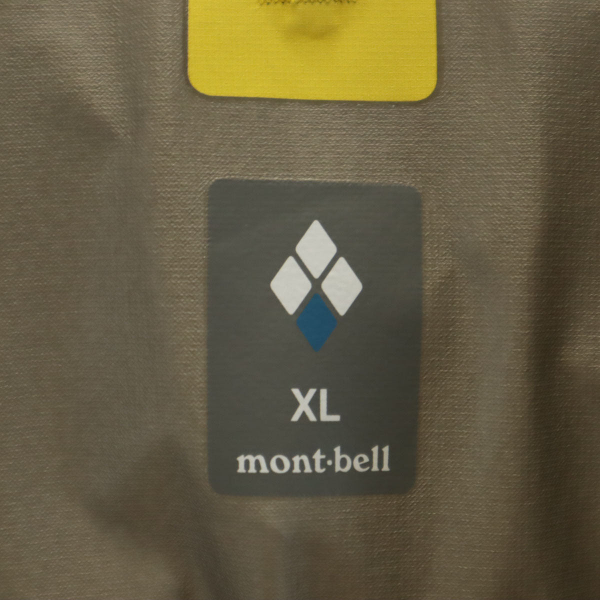 mont-bell モンベル レインジャケット XL イエロー アウトドア メンズ