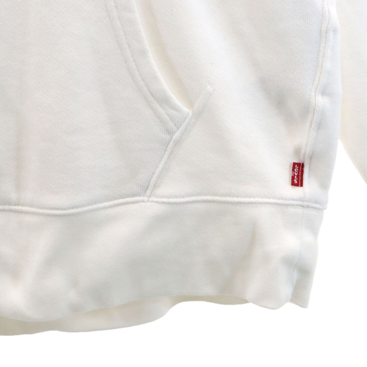 Levi's リーバイス STAR WARS スターウォーズ コラボ バックプリント C-3PO R2-D2 長袖 スウェットパーカー S ホワイト系 メンズ