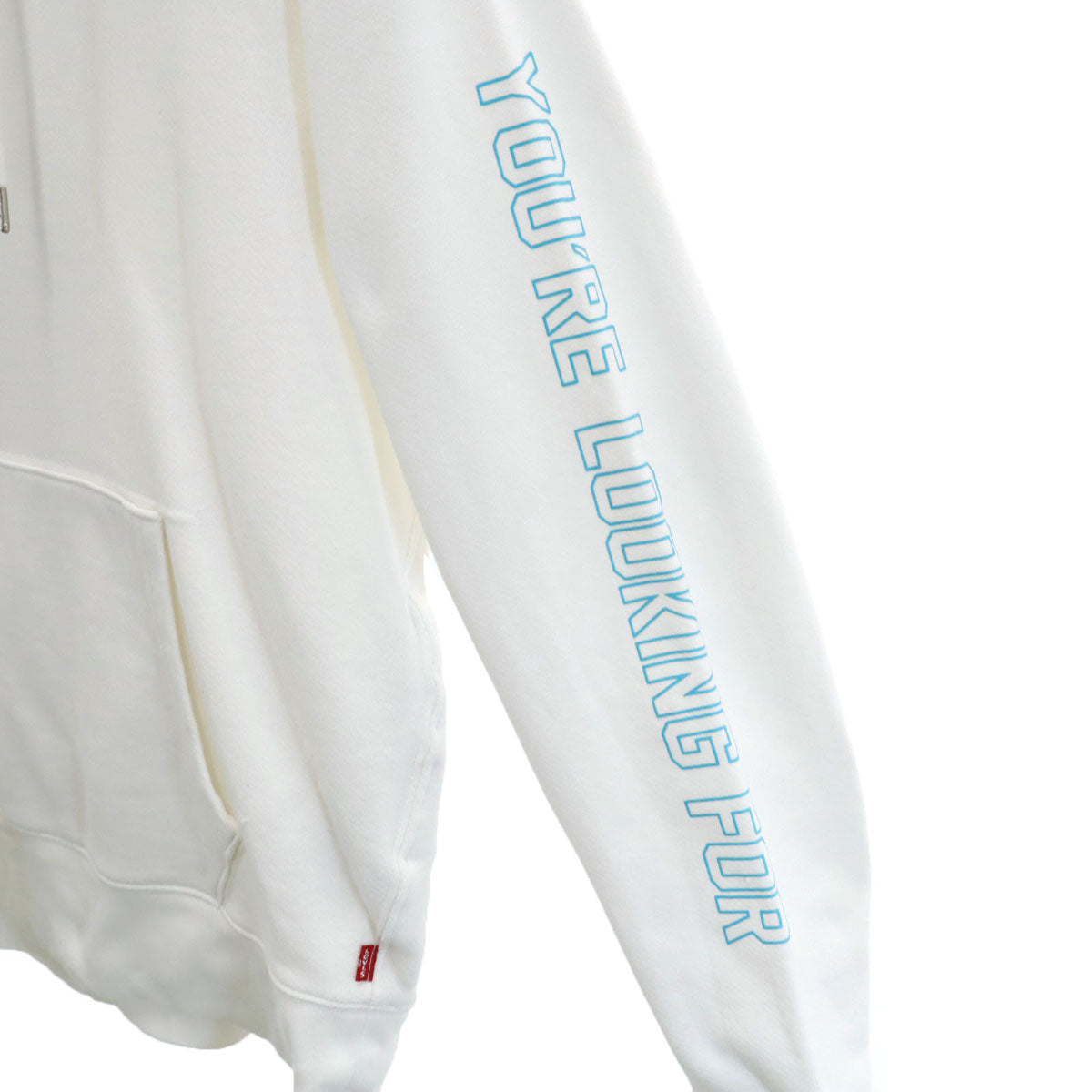 Levi's リーバイス STAR WARS スターウォーズ コラボ バックプリント C-3PO R2-D2 長袖 スウェットパーカー S ホワイト系 メンズ