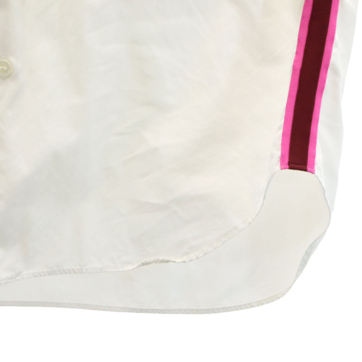 COMME des GARCONS HOMME コムデギャルソンオム 長袖 コットンシャツ S ホワイト メンズ