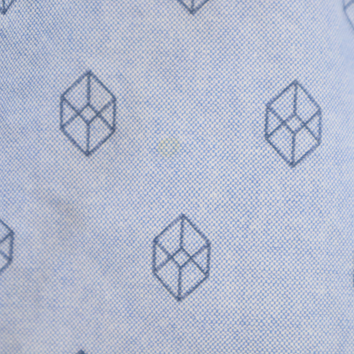 Paul Smith JEANS ポールスミスジーンズ 総柄 長袖 オックスフォード ボタンダウンシャツ L 青紫系 メンズ