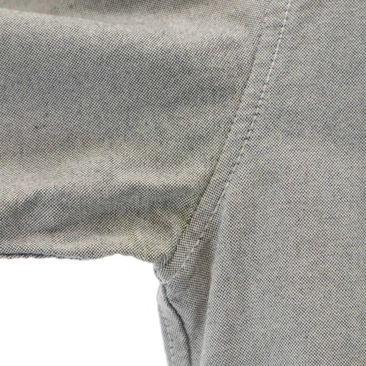 XLARGE エクストララージ カモフラ切替 長袖 オックスフォード ボタンダウンシャツ M グレー メンズ