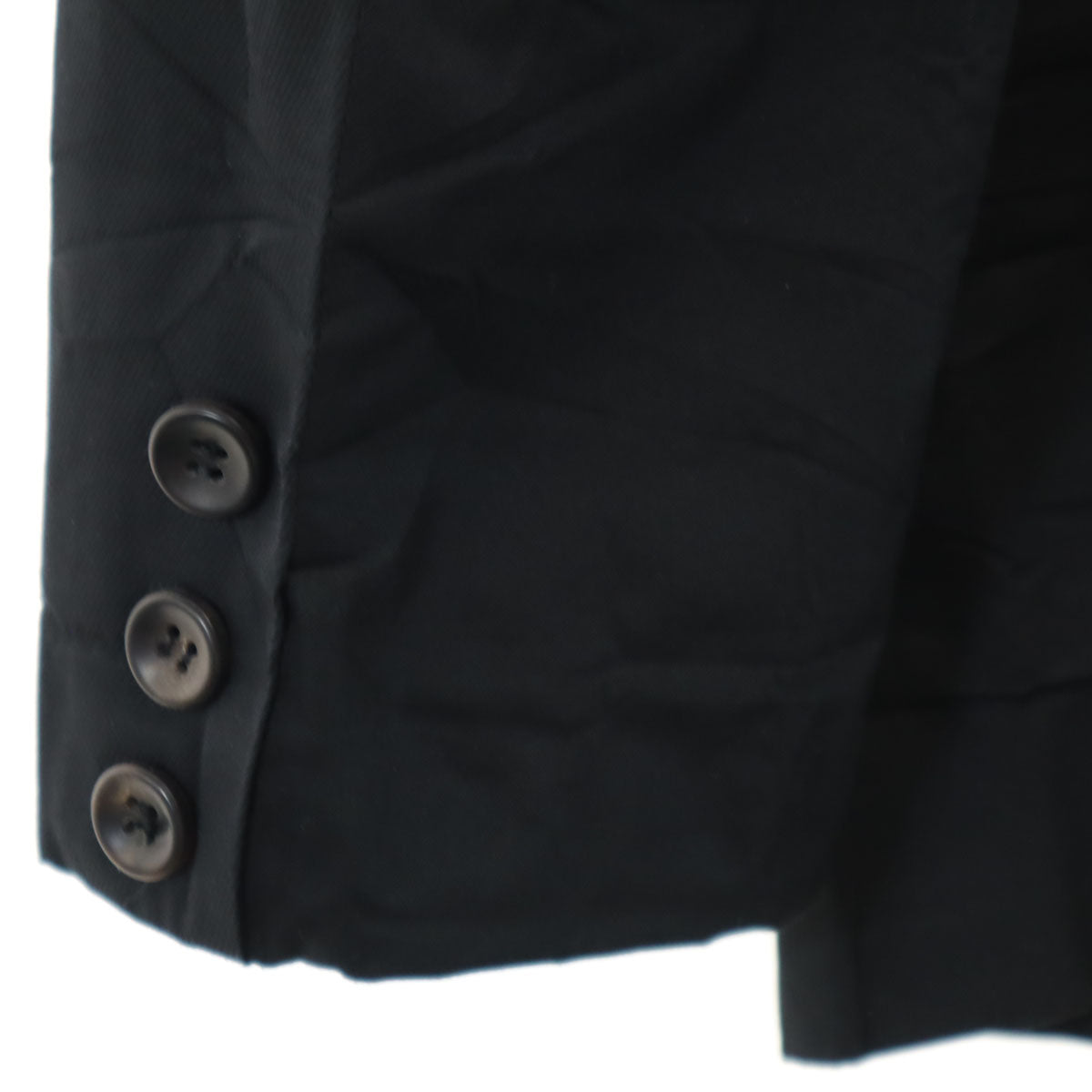 ISSEY MIYAKE イッセイミヤケ 90s 日本製 オールド プリーツ加工 テーラードジャケット M ブラック メンズ