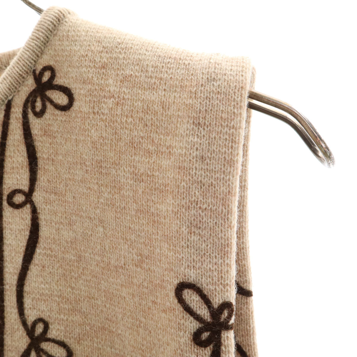 KENZO ケンゾー 90s オールド ニットベスト ベージュ レディース