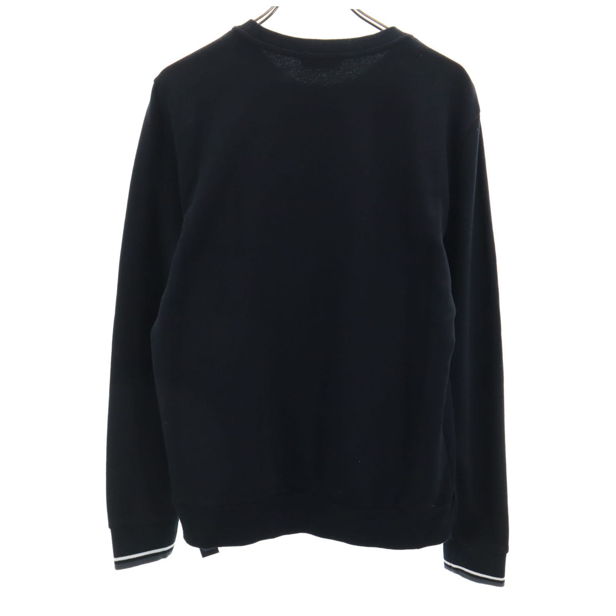 Emporio Armani エンポリオアルマーニ 長袖 スウェット トレーナー S ブラック 裏起毛 メンズ