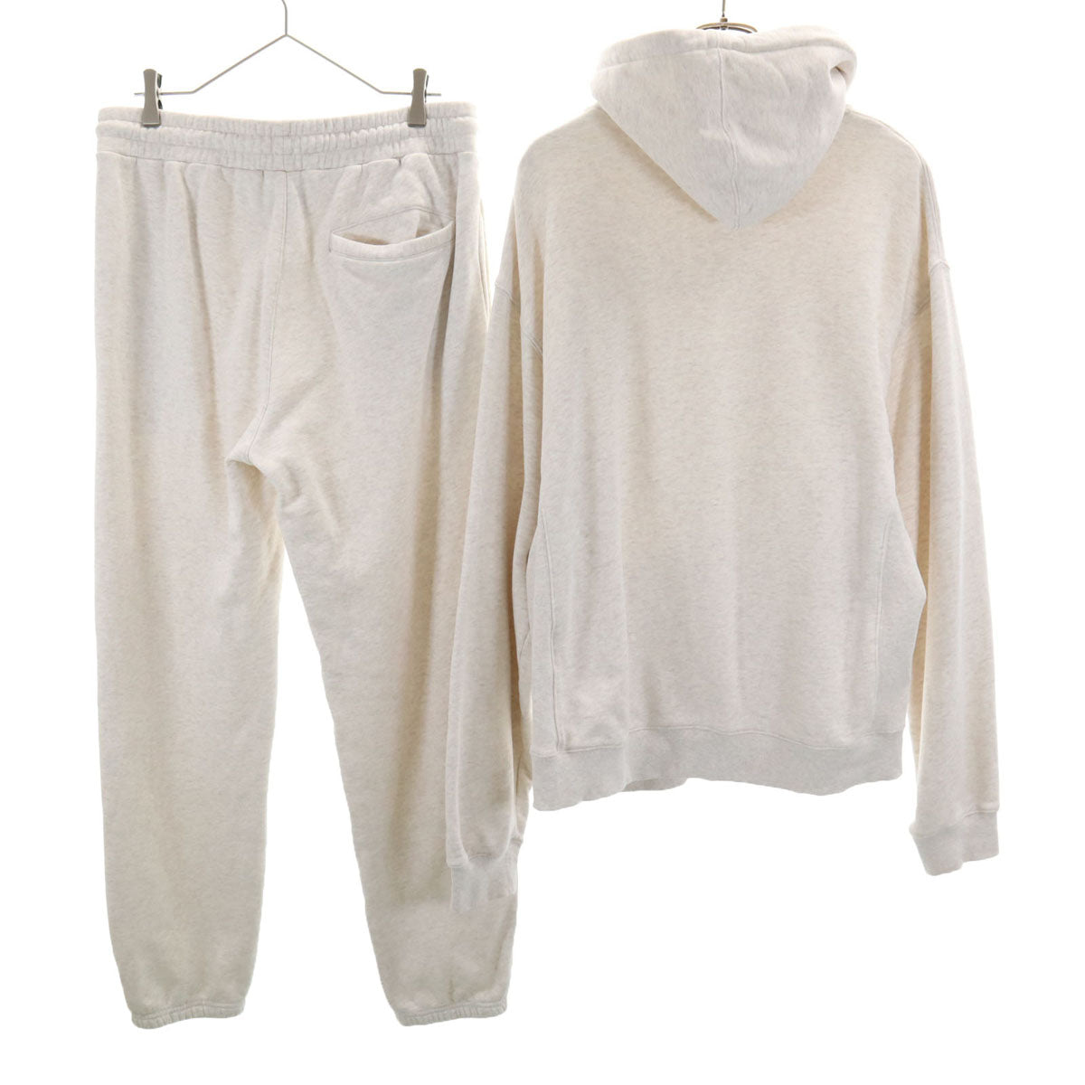 KITH キス 長袖 スウェットパーカー 上下 セットアップ M ライトグレー メンズ