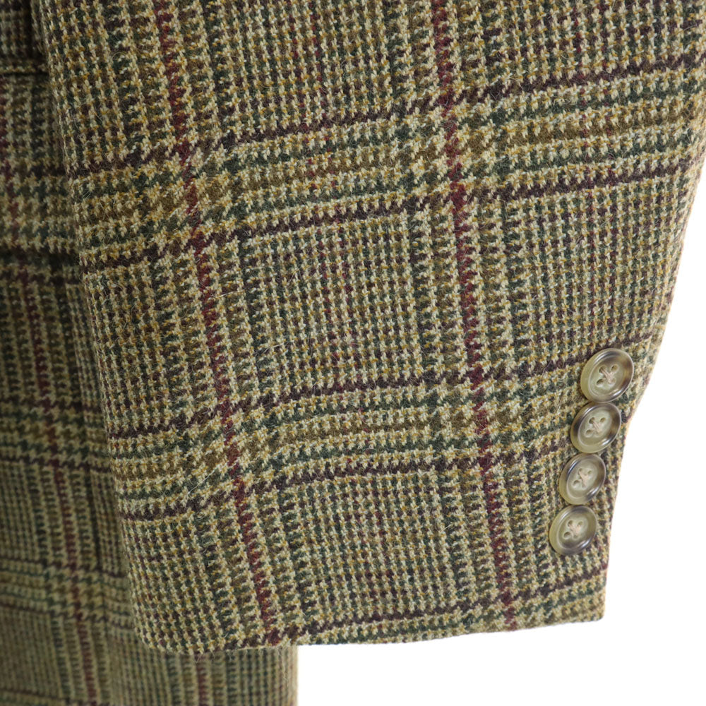 Burberrys バーバリーズ 90s オールド USA製 チェック柄 テーラードジャケット ベージュ メンズ