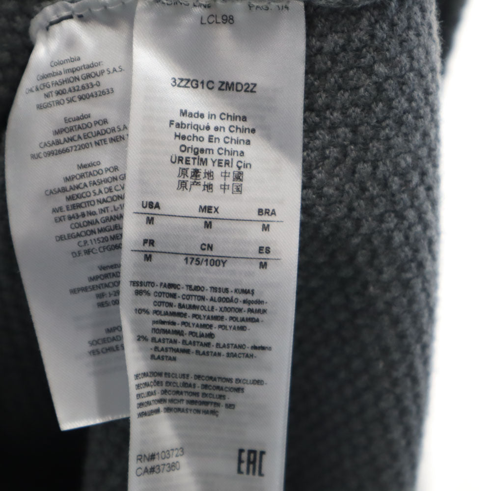 ARMANI EXCHANGE アルマーニエクスチェンジ 長袖 ニットカーディガン M グレー メンズ
