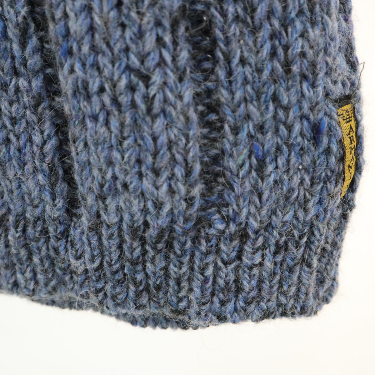 ARMANI JEANS アルマーニジーンズ 90s ウールブレンド オールド 長袖 Vネック ニット S ブルー系 セーター レディース