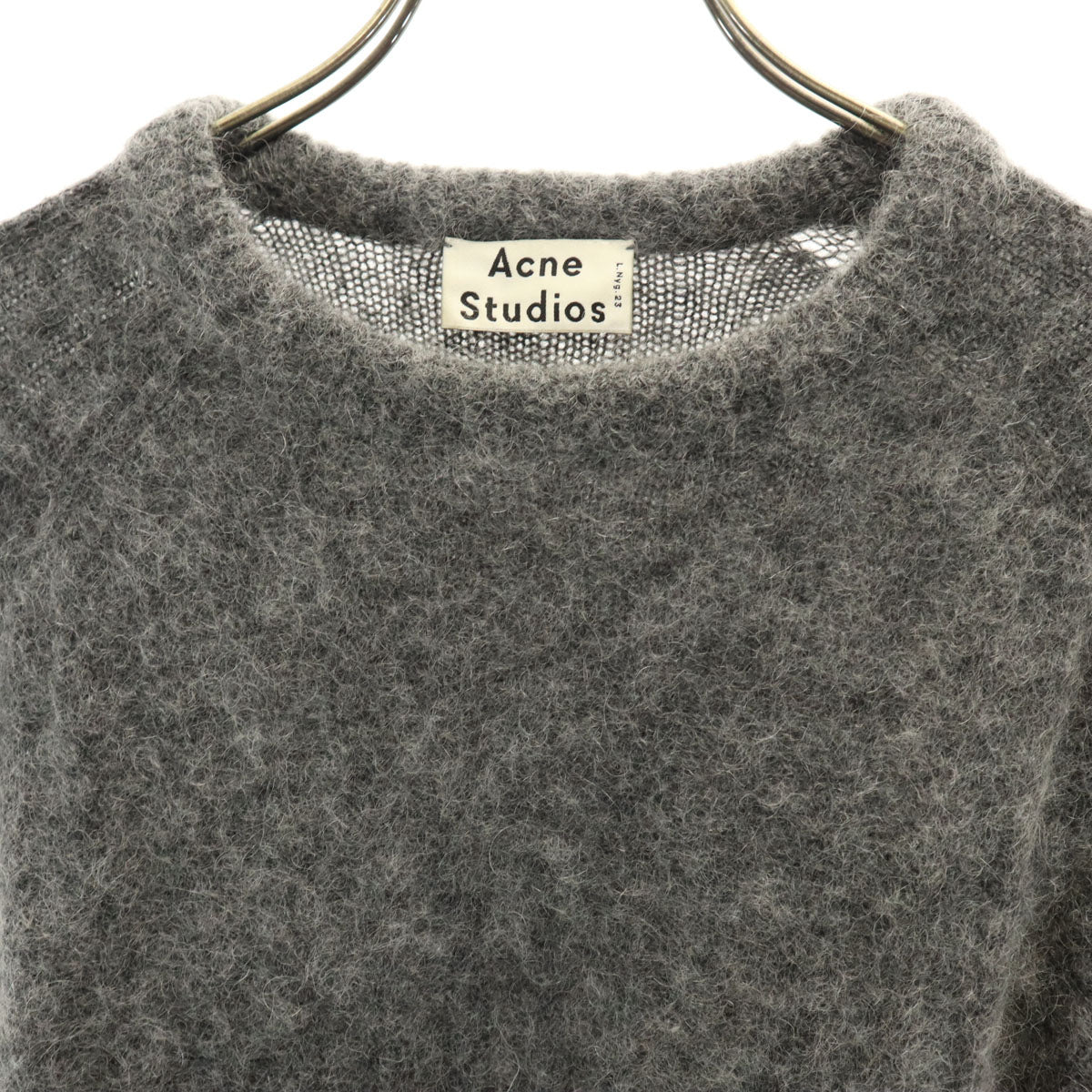 ACNE STUDIOS アクネストゥディオズ ウールブレンド 長袖 ニット S グレー系 セーター レディース