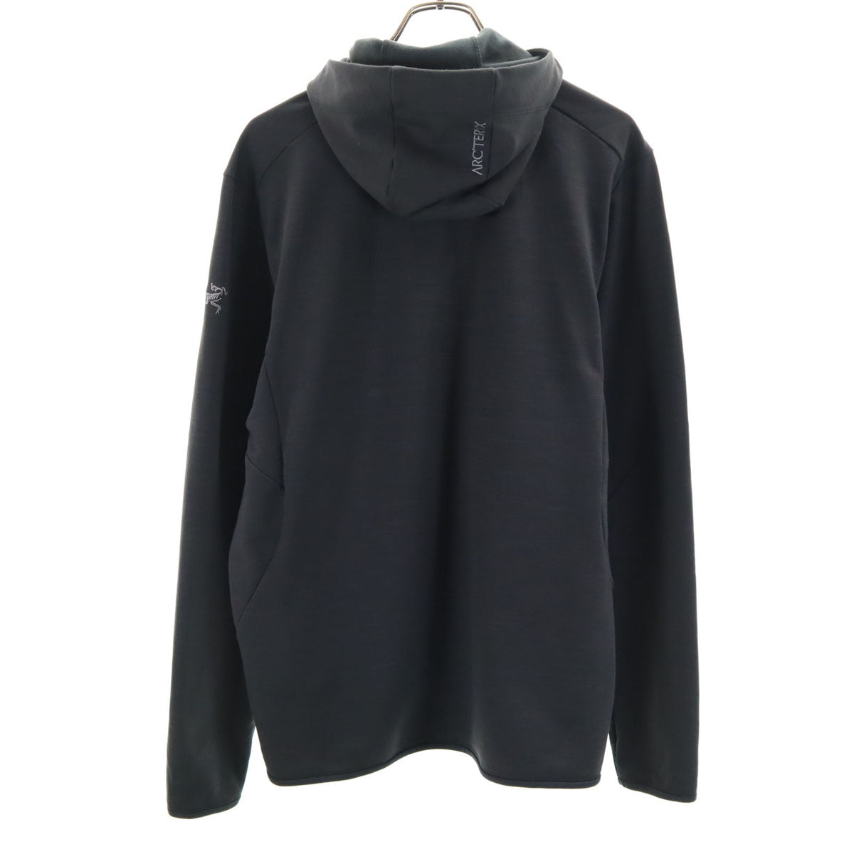 ARC'TERYX アークテリクス 長袖 ジップパーカー M チャコールグレー KYANITE AR TECH WOOL HOODY 裏フリース アウトドア メンズ